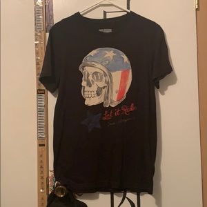 True Religion “Let It Ride” logo t-shirt,..